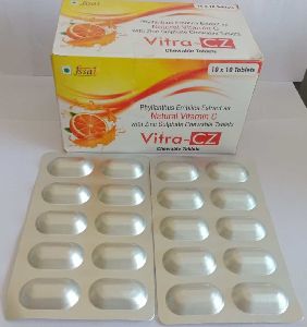 Vitamin C 500 mg + Zinc Sulphate 10 mg Tablets