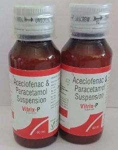 Aceclofenac 50 Mg & Paracetamol 125 Mg Suspension