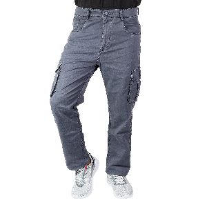 546 Grey Men Cargo Jeans