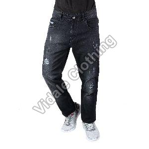 566 Charcoal Men Denim Jeans