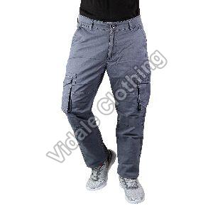567 Grey Men Cargo Jeans