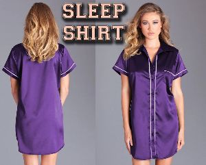 Satin Sleep Shirt
