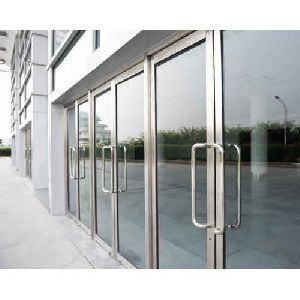 toughened glass door