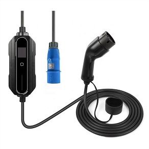 Portable Electric Car Charger Type 2 IEC 62196-2 - CEE, Single Phase, 32A, 7.3kW