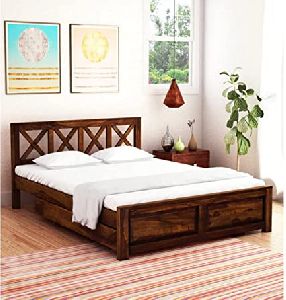 Wooden Queen Size Bed