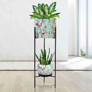 Stand with double Flowers pot