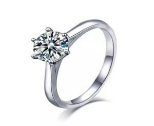 925 Sterling Silver Solitaire Ring