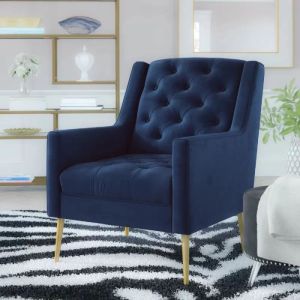 29.5 Wide Tufted Velvet Wingback Chair