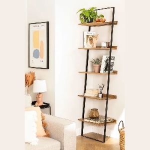 5-TIER LADDER SHELF WALL STANDING STORAGE ORGANISER