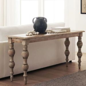 Bander 72&Prime; Reclaimed Wood Console Table In Solid Mango Wood