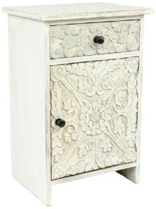 Liviza bedside table Aida white