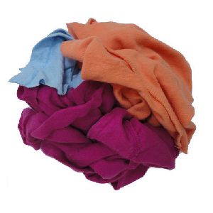 coloured cotton rags