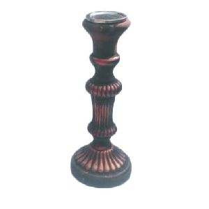 Copper Glass Candle Pillar