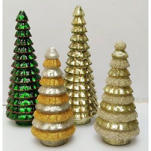 Decorative Glass Christmas Tree