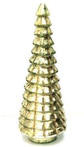 Gold Glass Christmas Tree