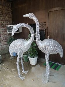 Garden Crane Sculpture