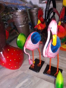 Metal Garden Swan
