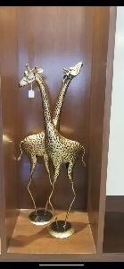 Metal Giraffe Statue
