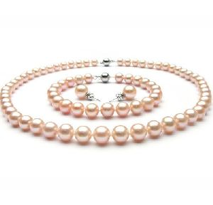 Pink Pearl Strand Set