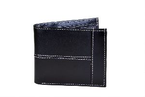 Mens Black Leather Wallet