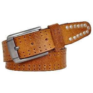 Mens Studded Leather Belts