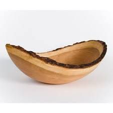 Wooden Oval Bowl
