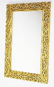 Wooden Rectangle Mirror Frame