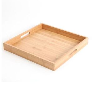 Wooden Square Serving Tray