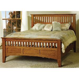 Oak Wood Bed