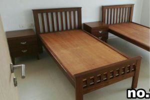 Wooden Single Bed