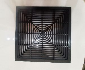 Elevator fan grill square