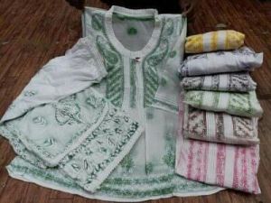 chikan short kurti