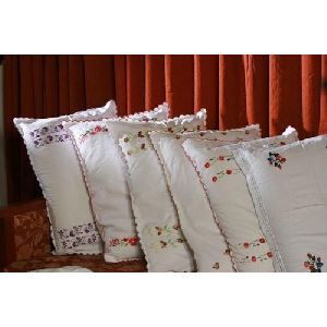 Embroidered Pillow Cover