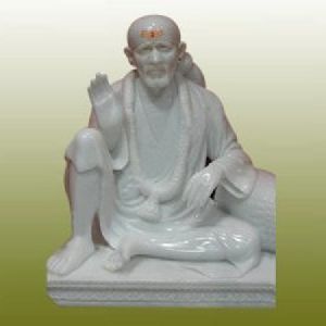 Marble Dwarkamai Sai Baba Statue