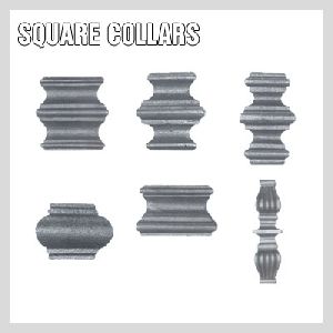 Wrought Iron Square Collars