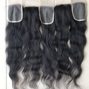 4x4 HD Wavy Human Hair Closure