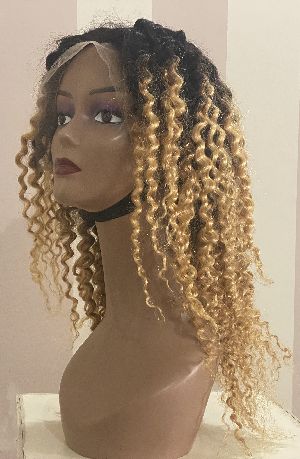 4X4 Deep Curly Ombre Human Hair Wig
