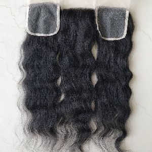 4x4 HD Wavy Human Hair Closure