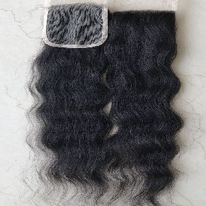 4x4 HD Wavy Human Hair Closure