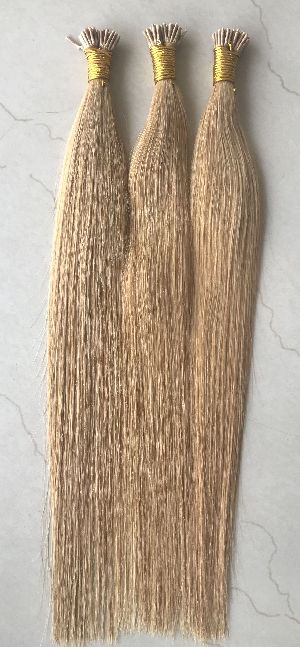 Golden I-Tip Human Hair Extension