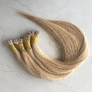 Golden I-Tip Human Hair Extension