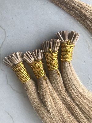 Golden I-Tip Human Hair Extension