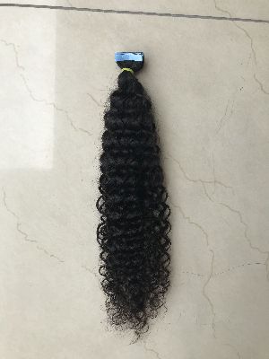 Kinky Curly Tape Human Hair Extension