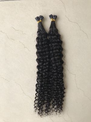 Kinky Curly I-Tip Human Hair Extension