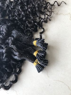 Kinky Curly I-Tip Human Hair Extension