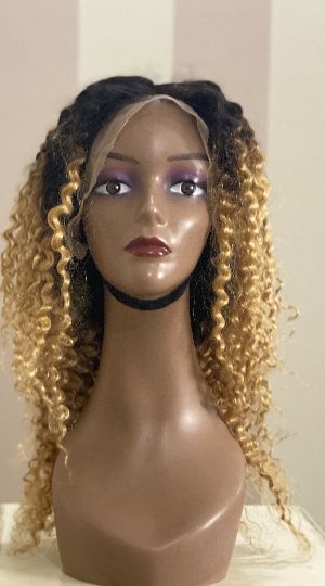 4X4 Deep Curly Ombre Human Hair Wig