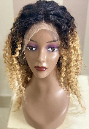 4X4 Deep Curly Ombre Human Hair Wig