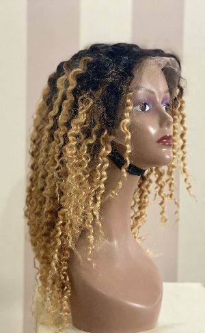 4X4 Deep Curly Ombre Human Hair Wig