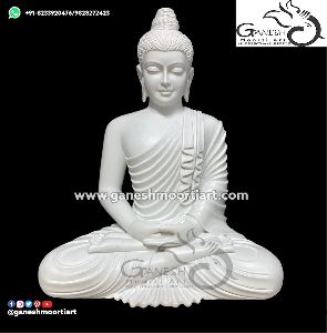 Buddha statue for home Decor in white marble