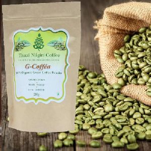 green coffee powder